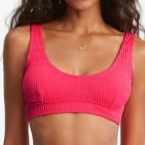 🏖BILLABONG BRAND NEW CHASING TIDES BIKINI TOP SIZE M/10 - Picture 2 of 8